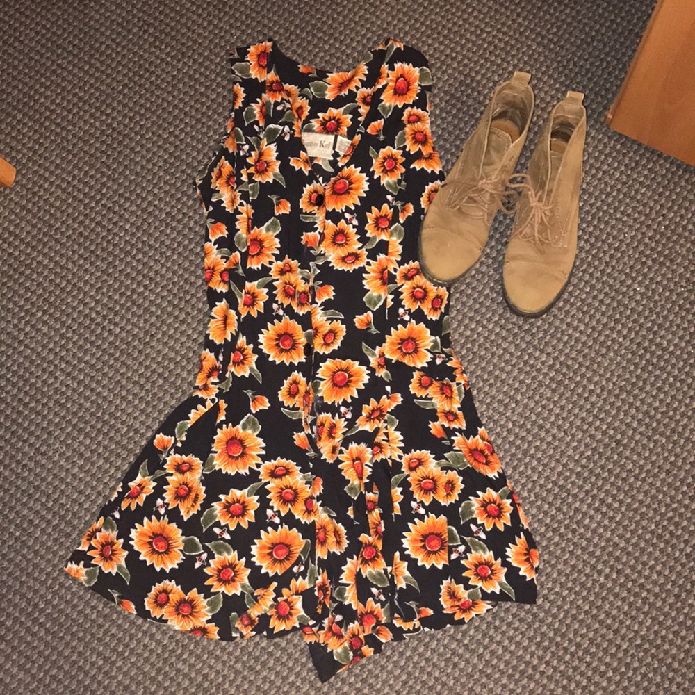 SUNFLOWER ROMPER - COPPER KEY